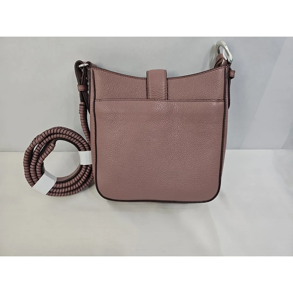 Brighton Fia Cross Body H4408F NWT List $395 Messenger Style - French Mauve